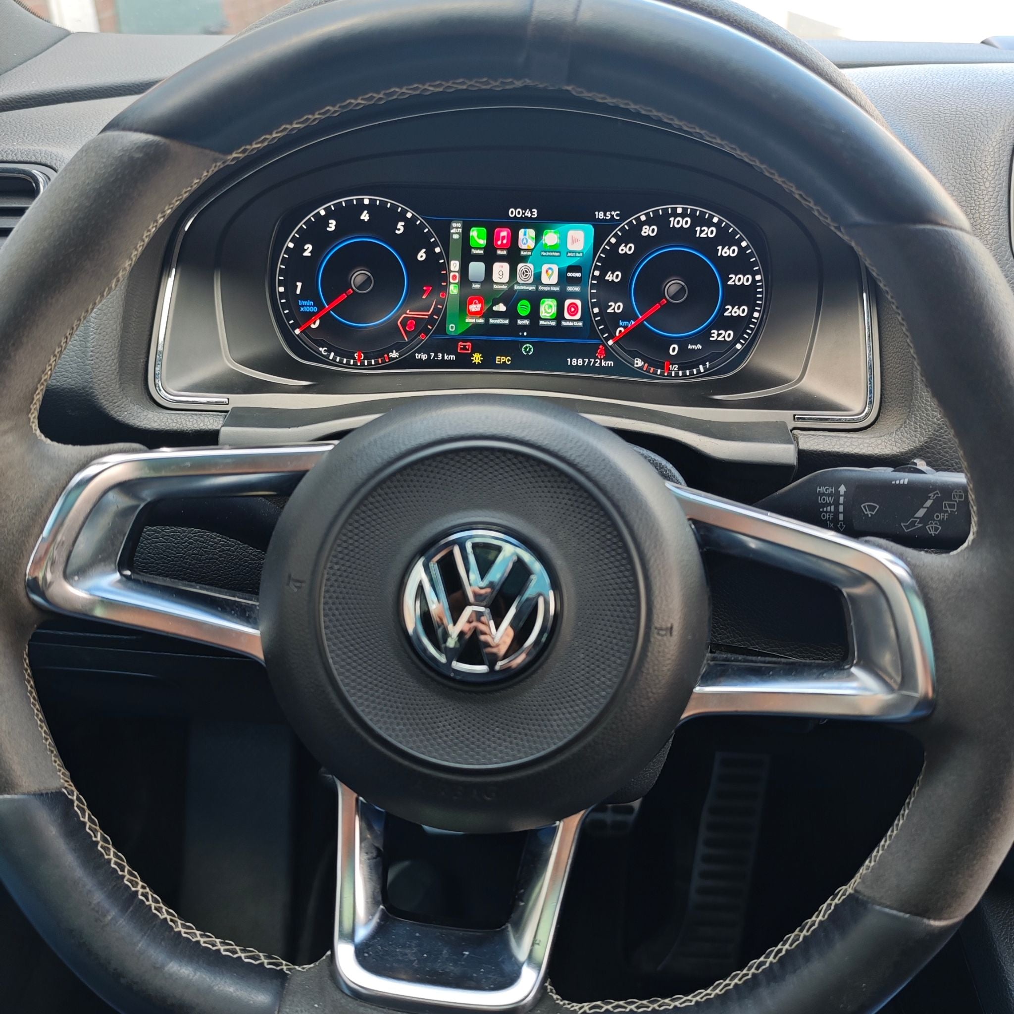 Digitaler Tacho für VW Scirocco