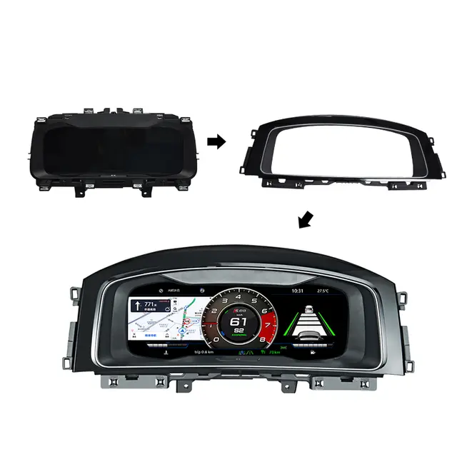 Digital speedometer for VW Golf 7