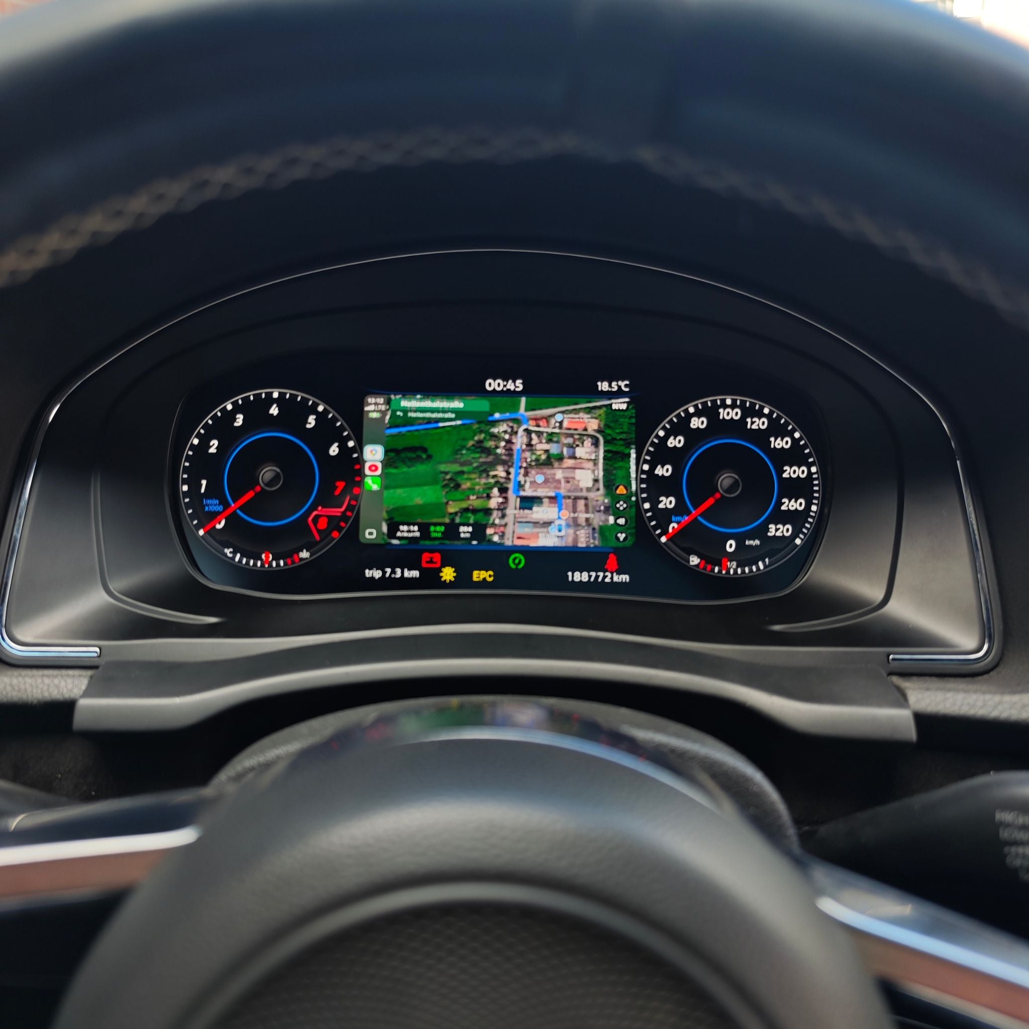 Digitaler Tacho für VW Scirocco
