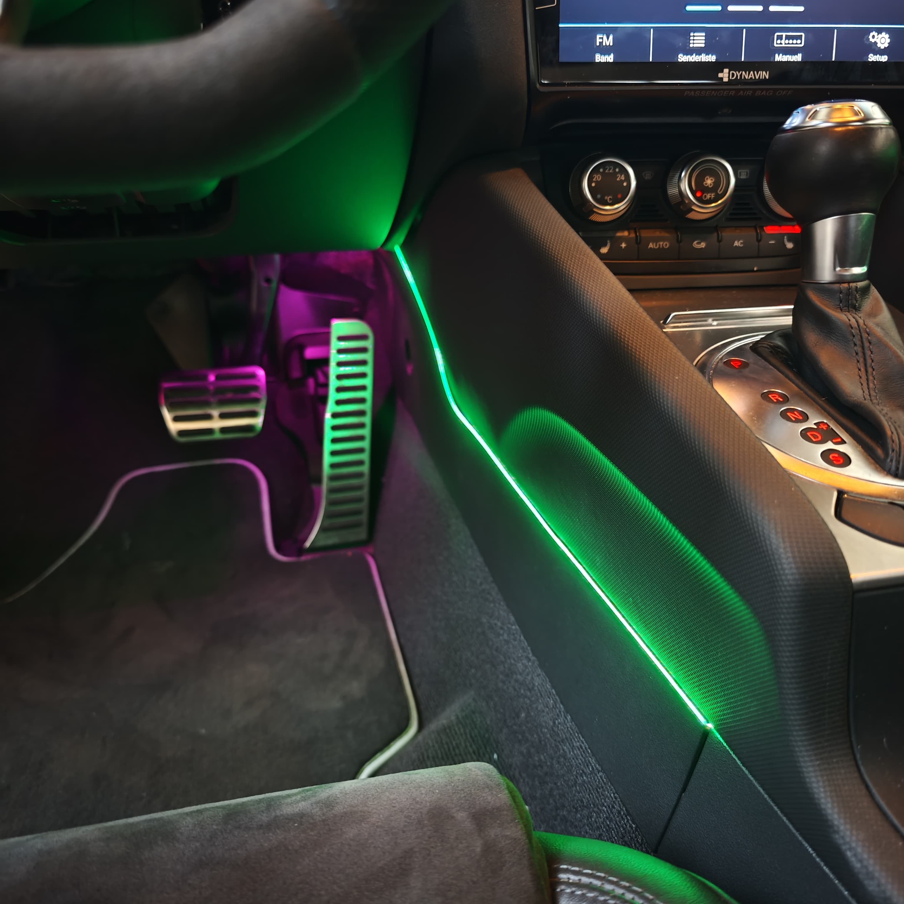 Ambientebeleuchtung Audi tt 8j fußraum