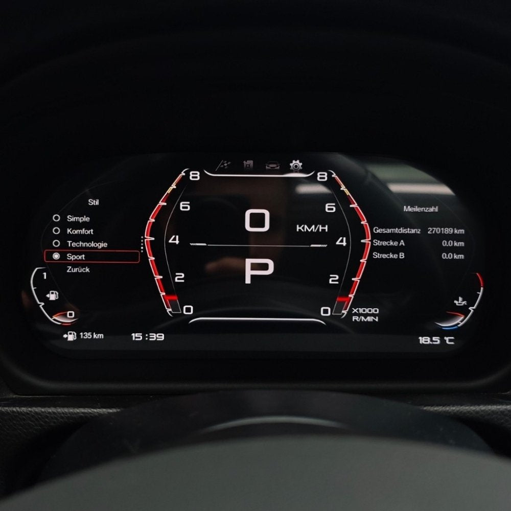 Digitaler Tacho für BMW 3er E90, E91, E92, E93
