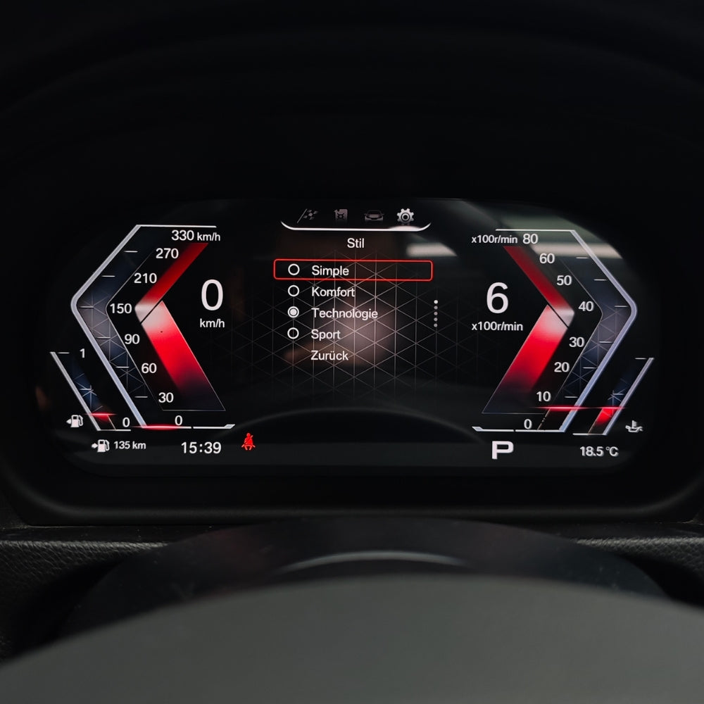 Digitaler Tacho für BMW 3er E90, E91, E92, E93