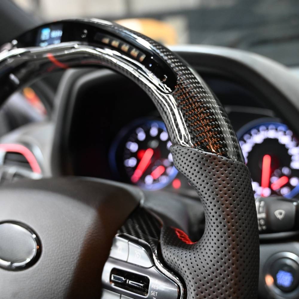 Carbon Lenkrad mit Schaltanzeige für Hyundai i30N