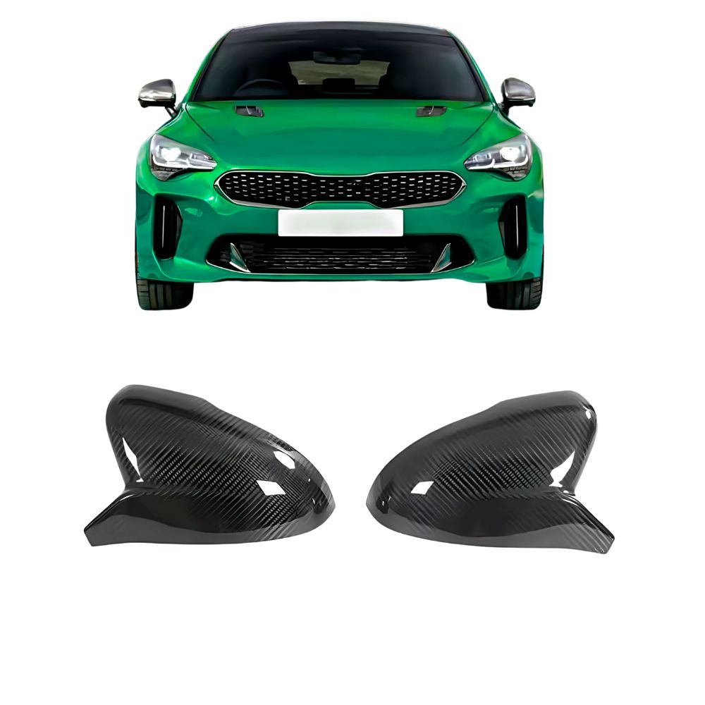 Carbon mirror caps for Kia Stinger (2018-2022)