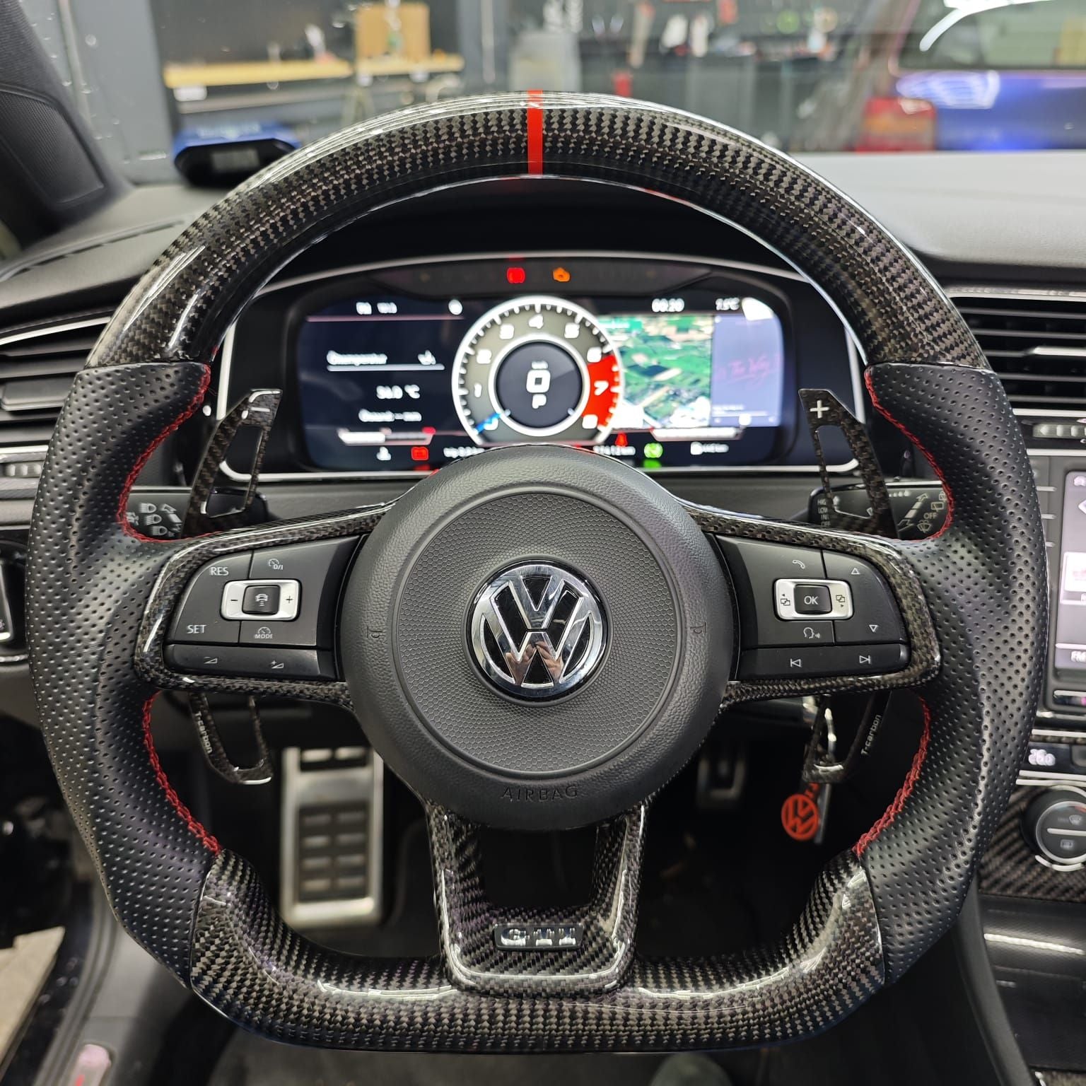 Carbon Lenkrad für Golf 7, GTI, R