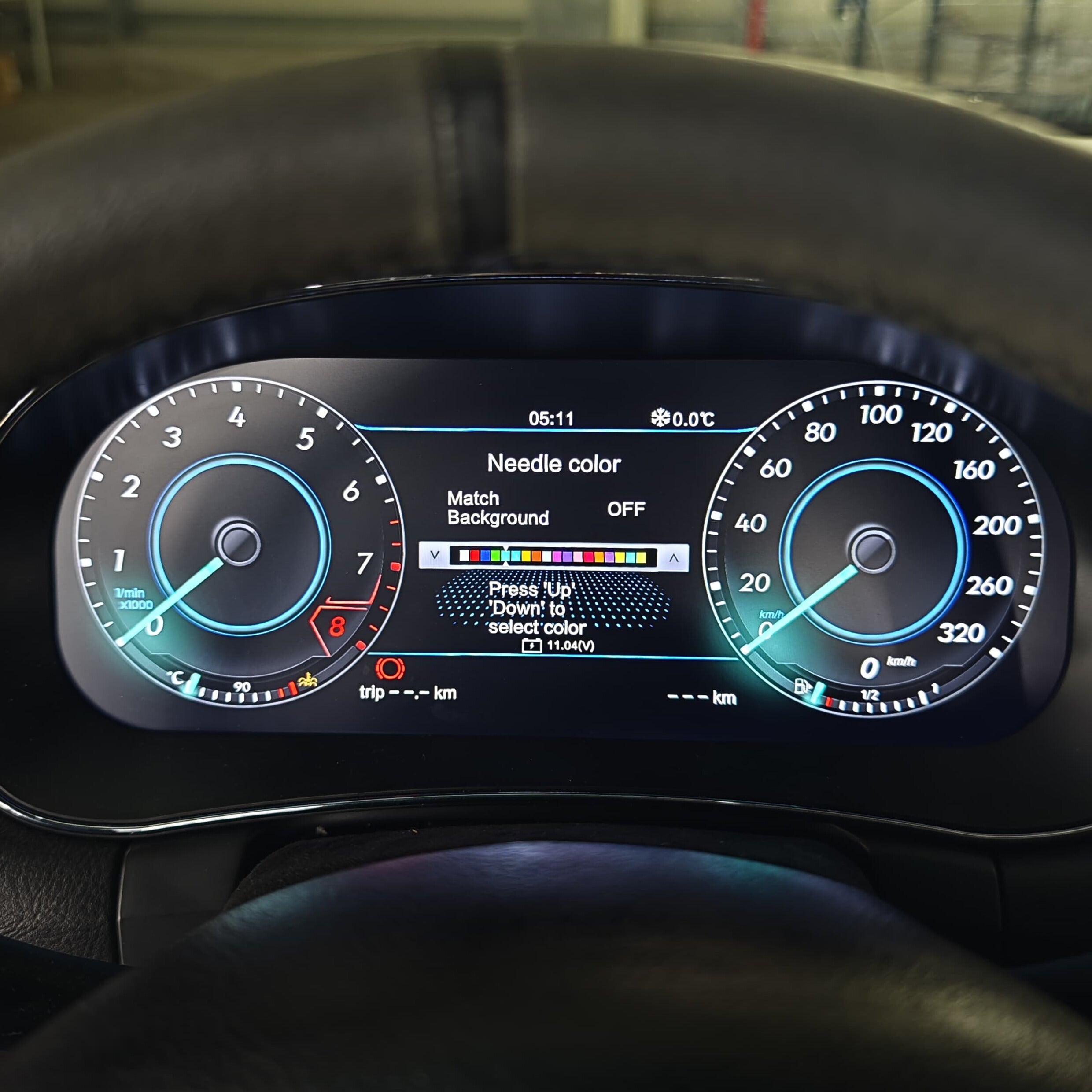 Digitales Kombiinstrument für den Golf 4