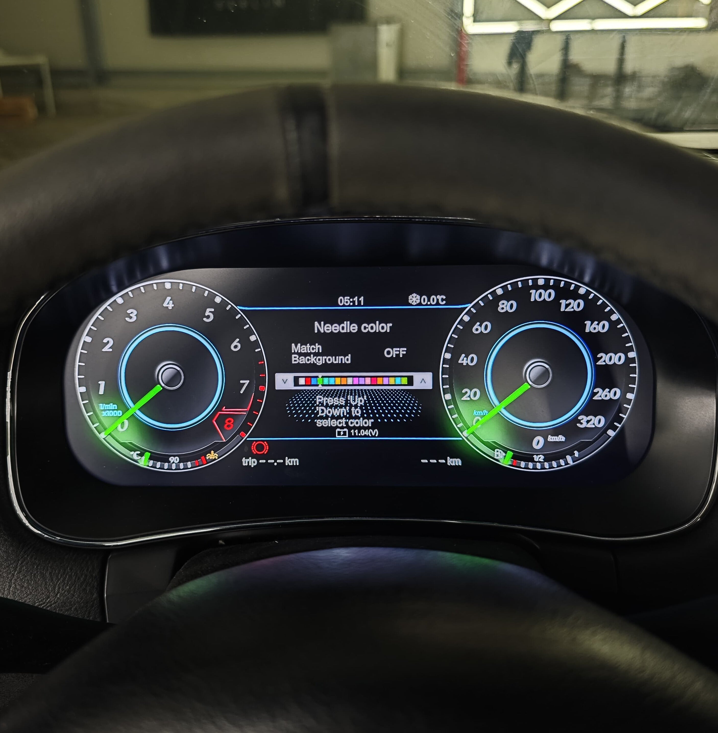 Digitales Kombiinstrument für den Golf 4