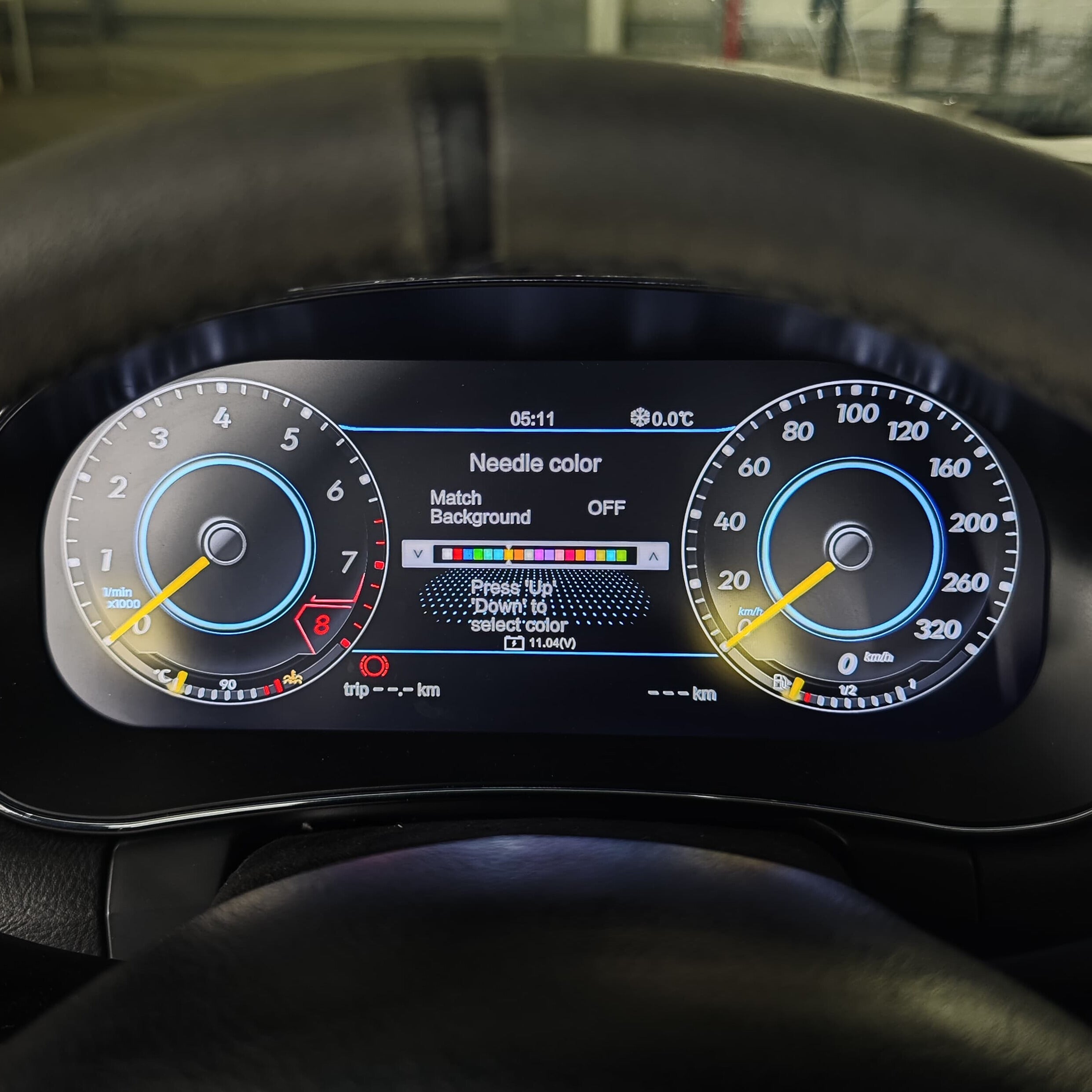 Digitales Kombiinstrument für den Golf 4