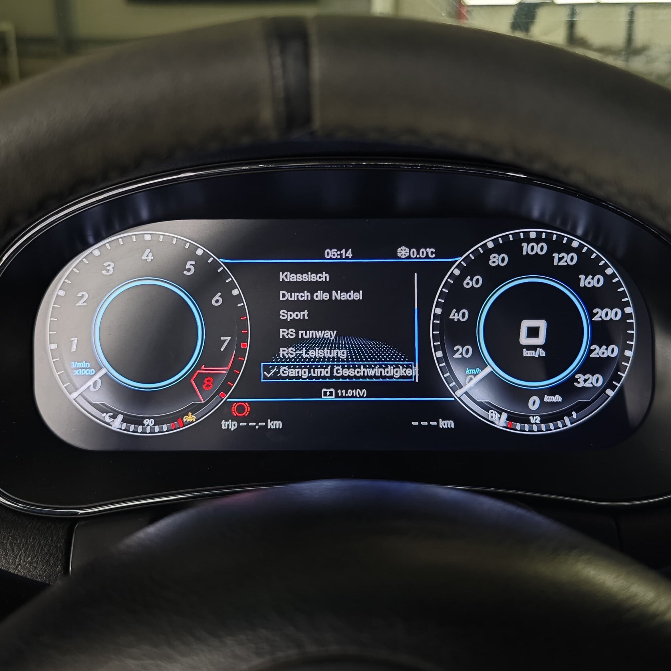 Digitales Kombiinstrument für den Golf 4