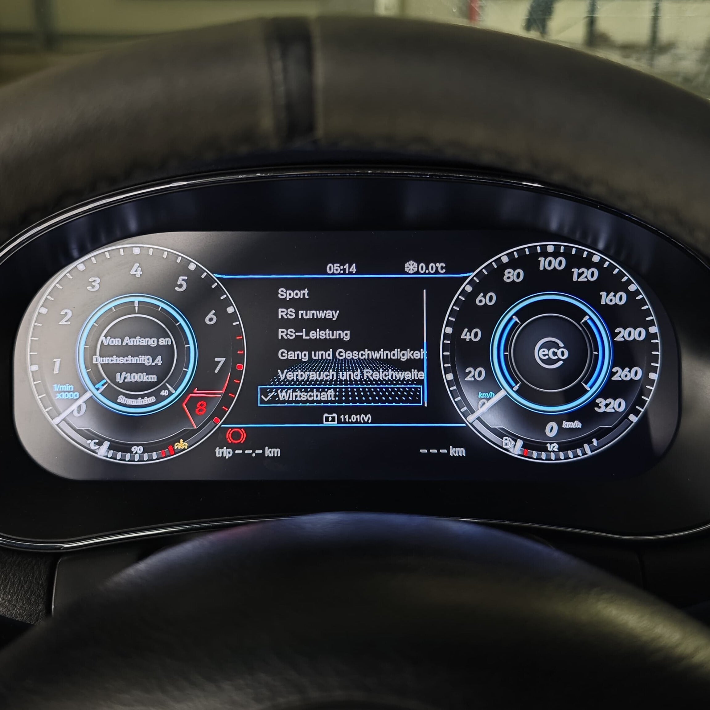 Digitales Kombiinstrument für den Golf 4