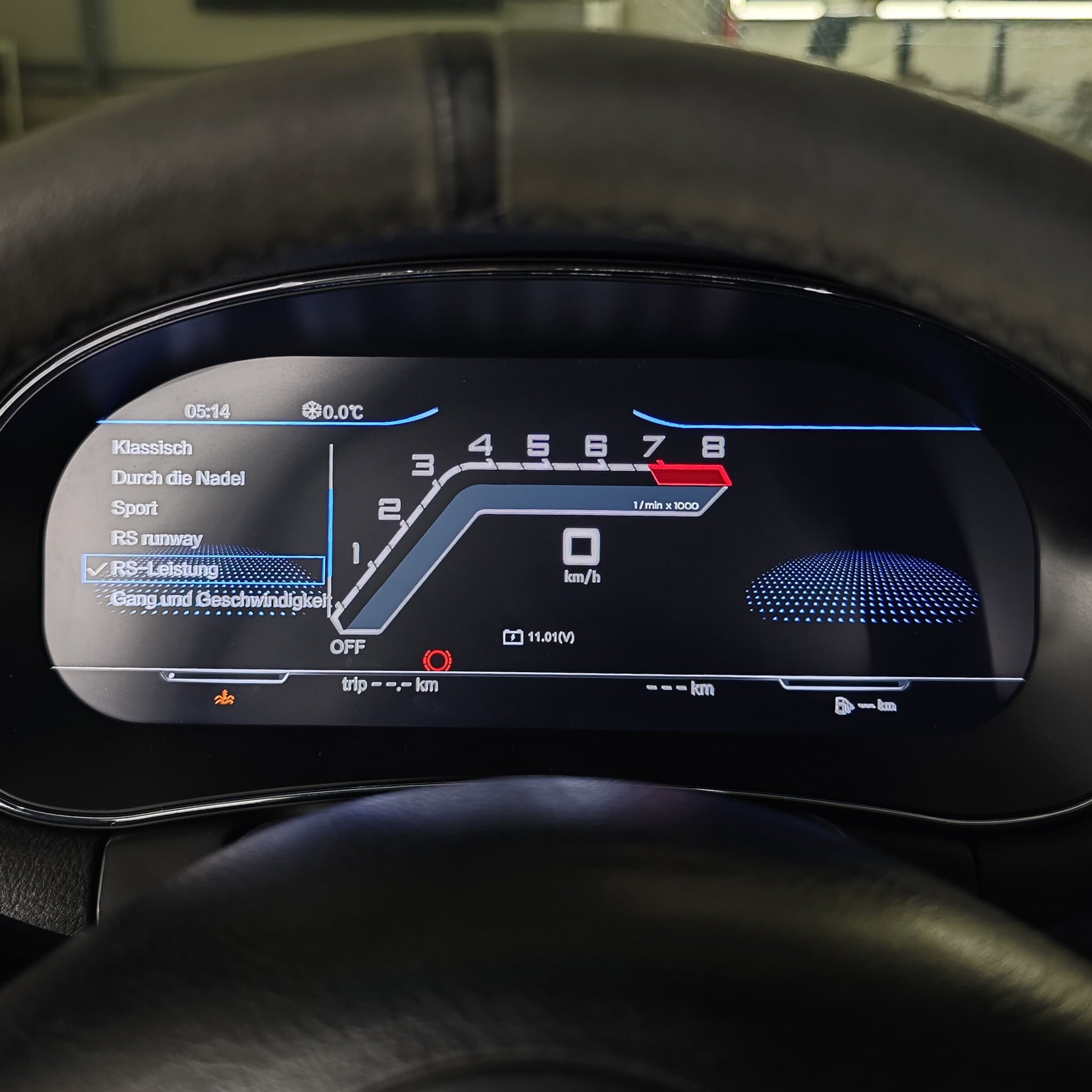 Digitales Kombiinstrument für den Golf 4