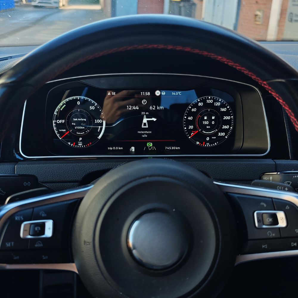 Digitales Tacho Umrüstung für VW Golf 7, GTI, R