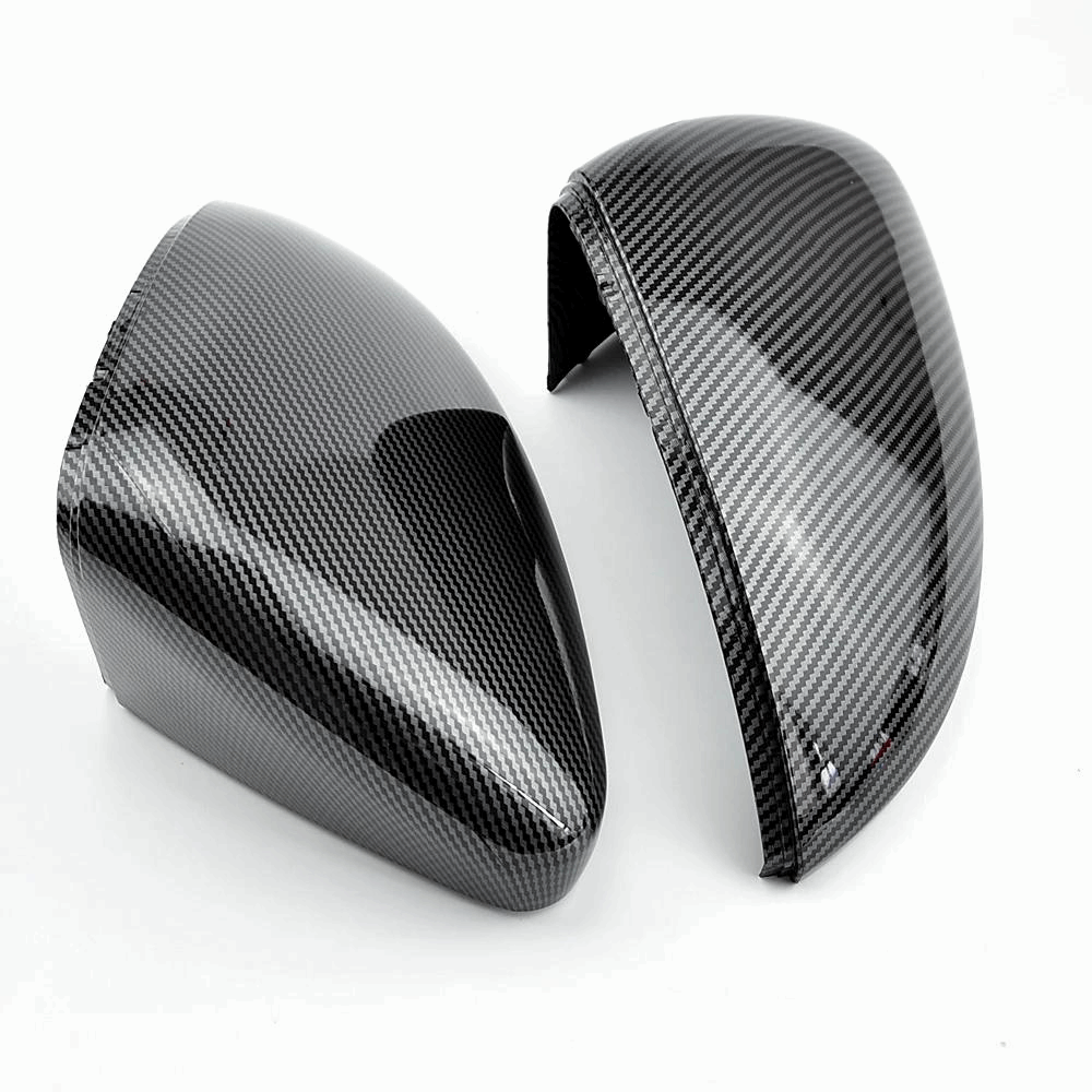 Spiegelkappen für VW Golf 7, GTI, und R Schwarze und Carbon-Optik