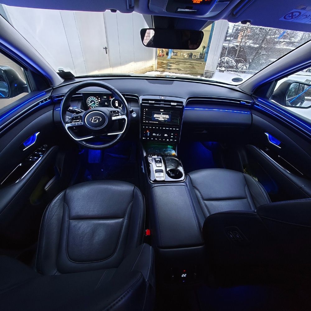 "Next Level" ambient lighting retrofit/installation for Hyundai Tucson