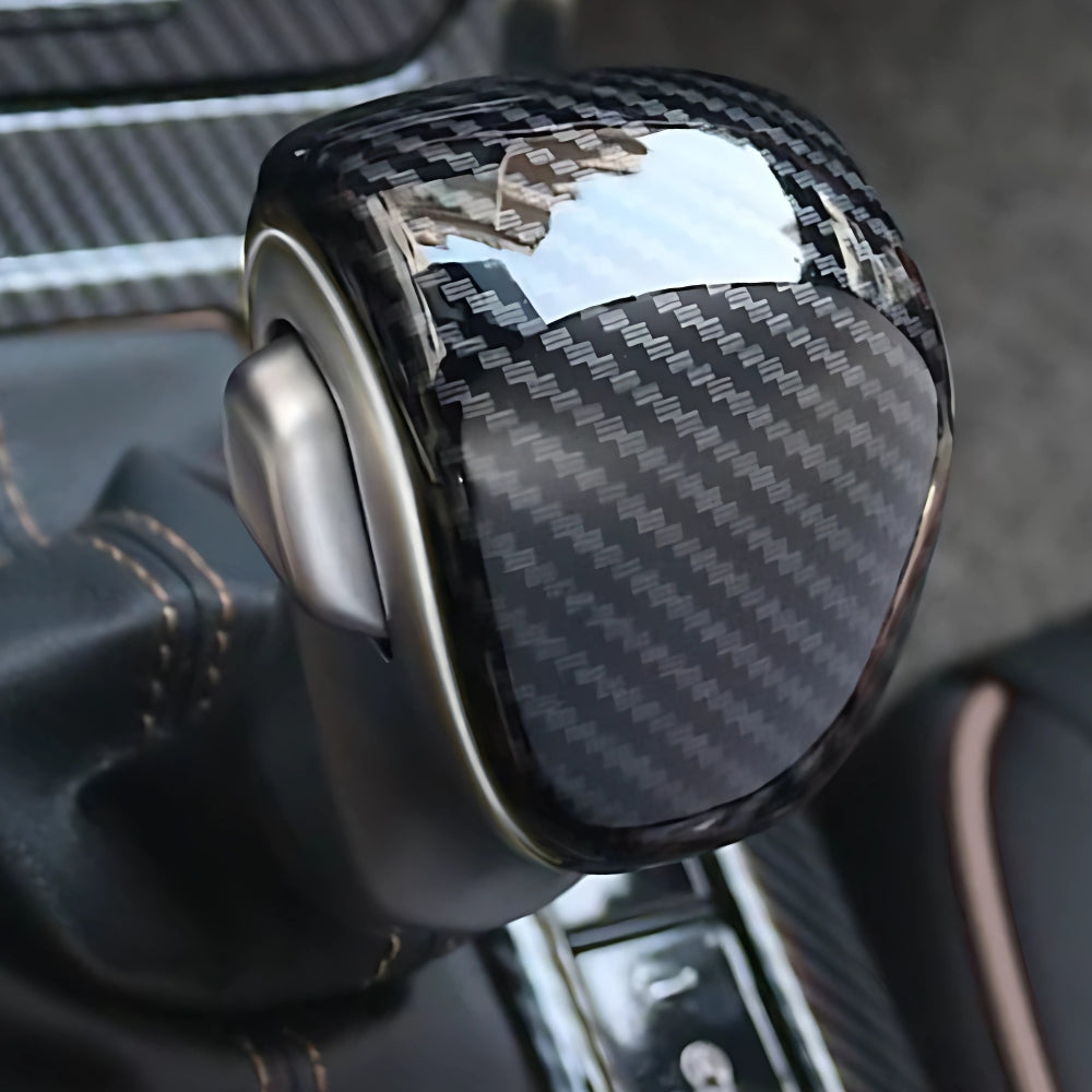 Carbon look cover gear knob for Kia Ceed