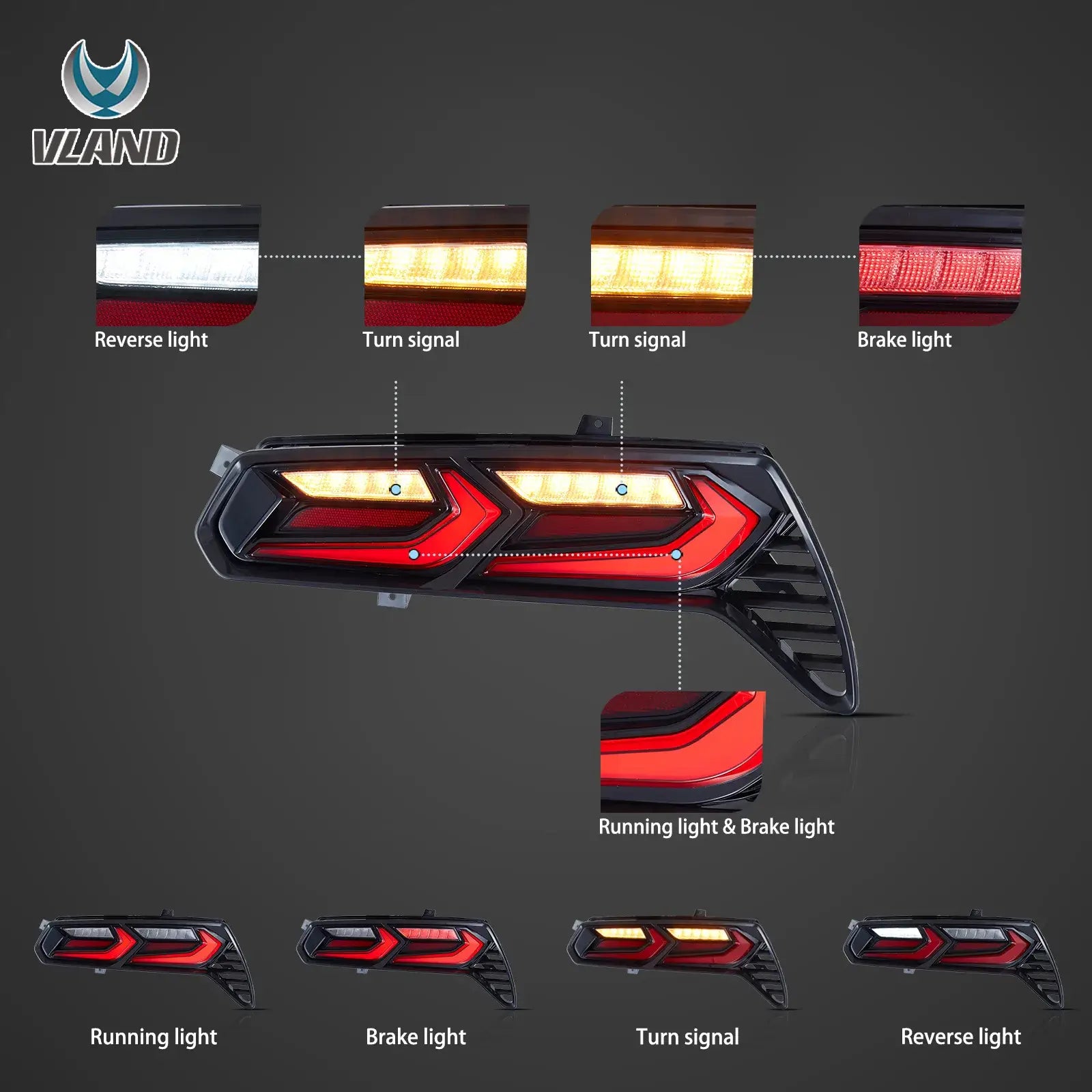 Taillights for Chevrolet Corvette C7