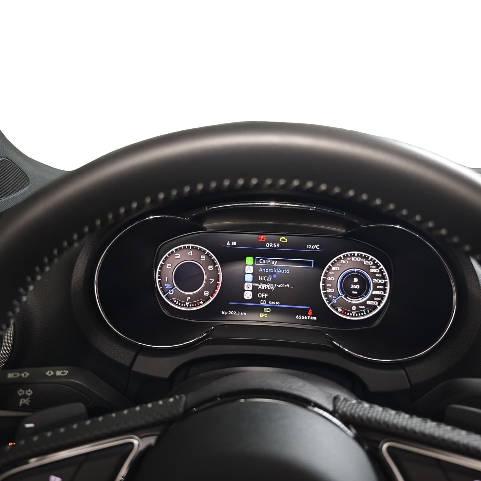 Digital speedometer for Audi A3 8V