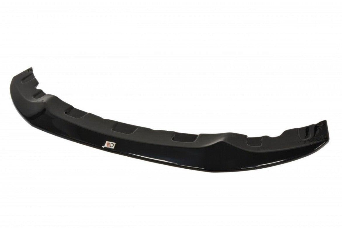 Cup spoiler lip front attachment V.2 for BMW 4 Series F32 M package (GTS-look) black high gloss by Maxton Design