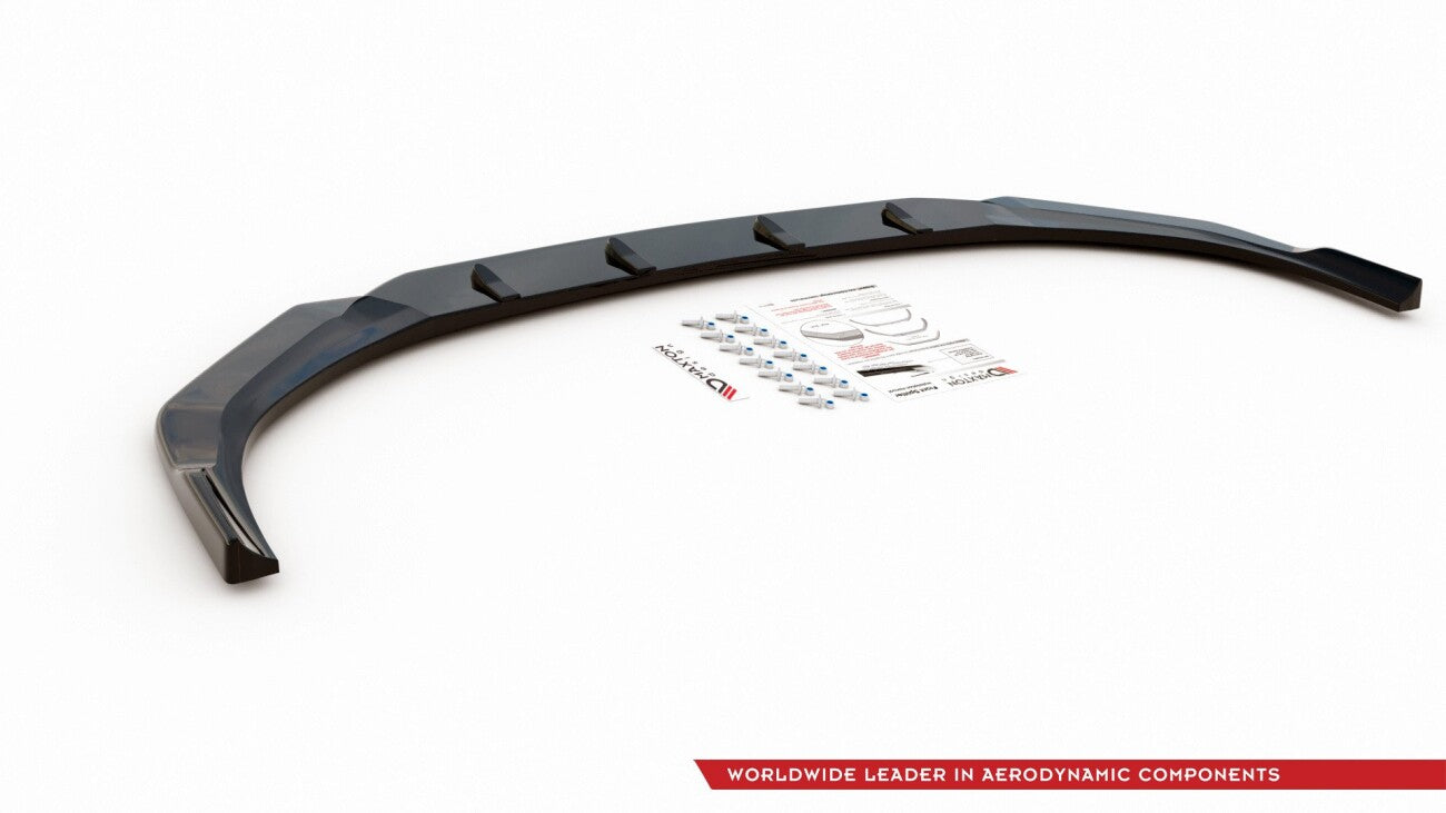 Cup Spoilerlippe Front Ansatz V.4 für Hyundai I30 N Mk3 Hatchback/ Fastback schwarz Hochglanz von Maxton Design