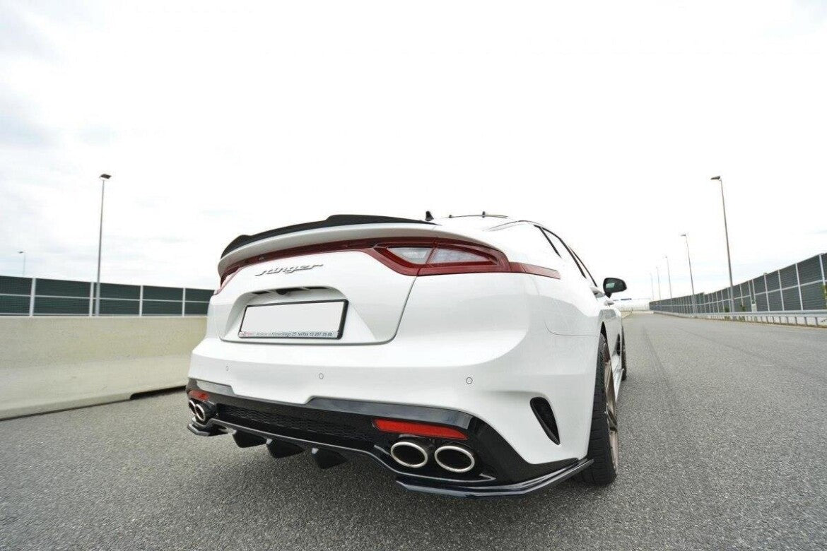 Rear diffuser for Kia Stinger GT black high gloss by Maxton Design