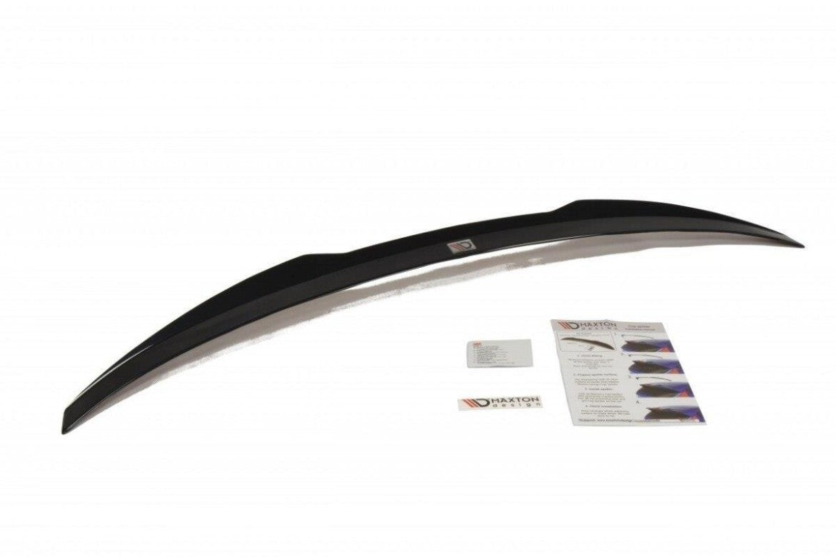 Rear spoiler attachment tear-off edge for BMW 4 Series F32 black high gloss by Maxton Design