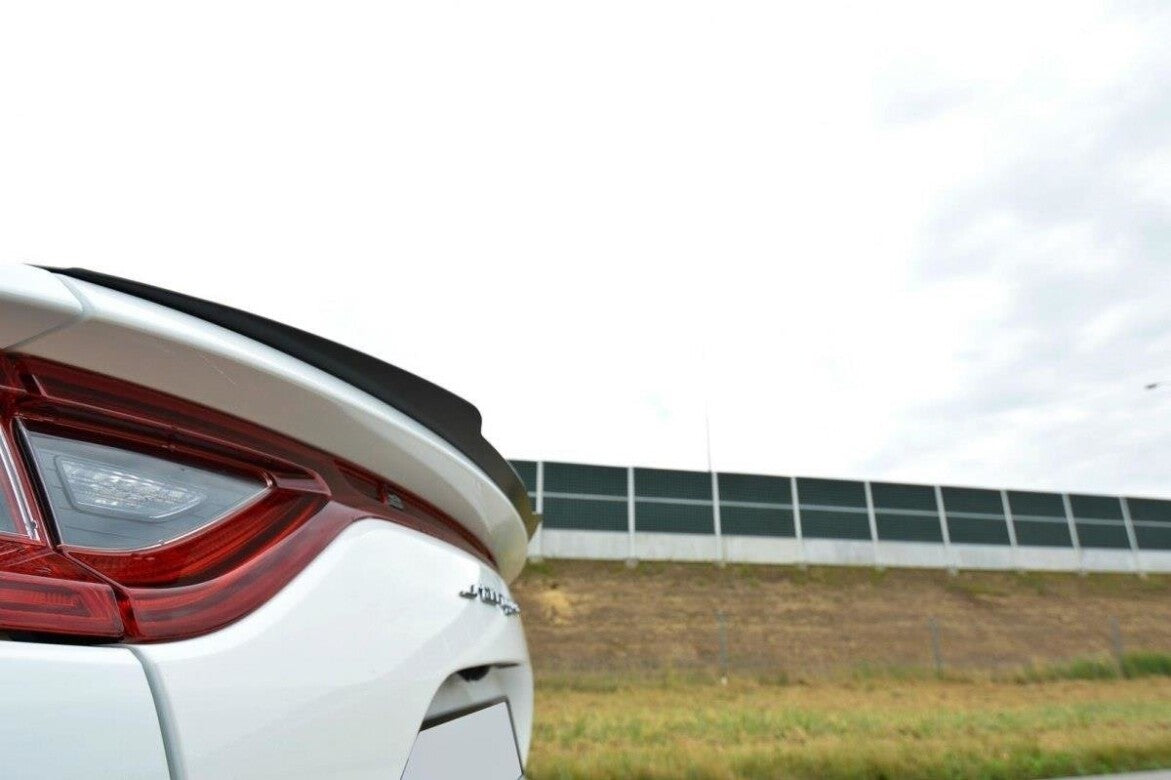 Heck Spoiler Aufsatz Abrisskante für Kia Stinger GT schwarz Hochglanz von Maxton Design