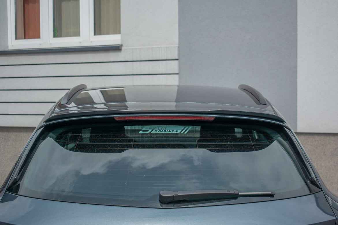 Heck Spoiler Aufsatz Abrisskante für Seat Leon Mk3 Cupra ST Facelift schwarz Hochglanz von Maxton Design