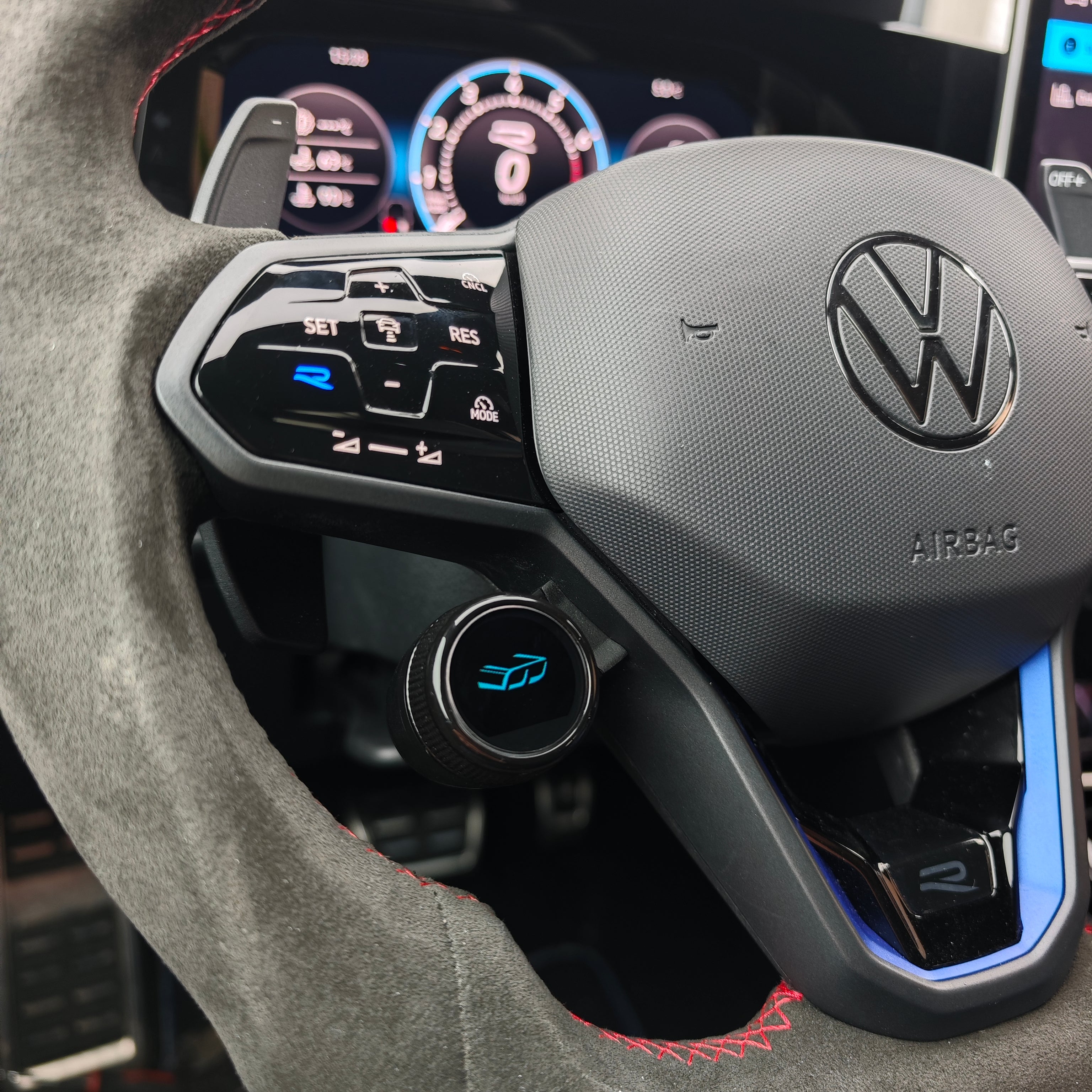 R8 Style Lenkrad Knöpfe Digital für Golf 8, GTI, R