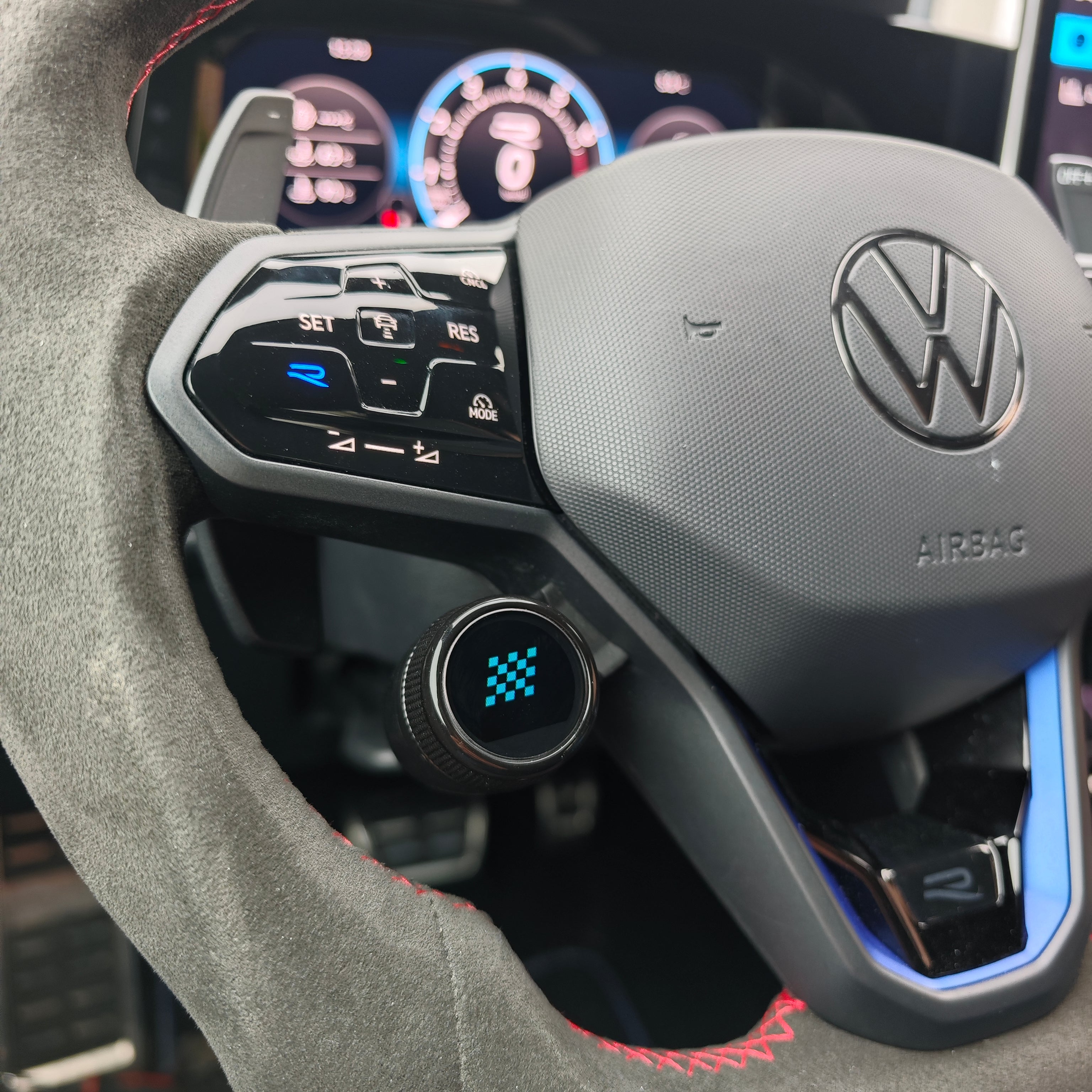 R8 Style Lenkrad Knöpfe Digital für Golf 8, GTI, R