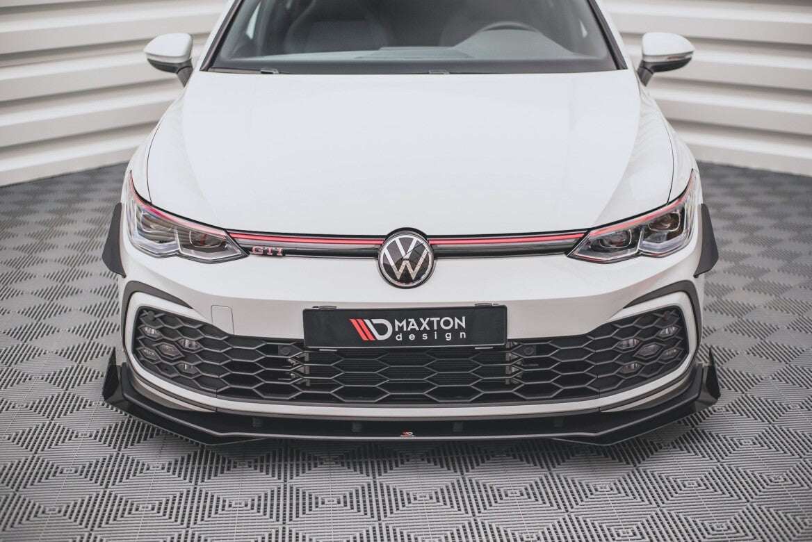 Stoßstangen Flaps Wings vorne Canards für VW Golf 8 GTI von Maxton Design