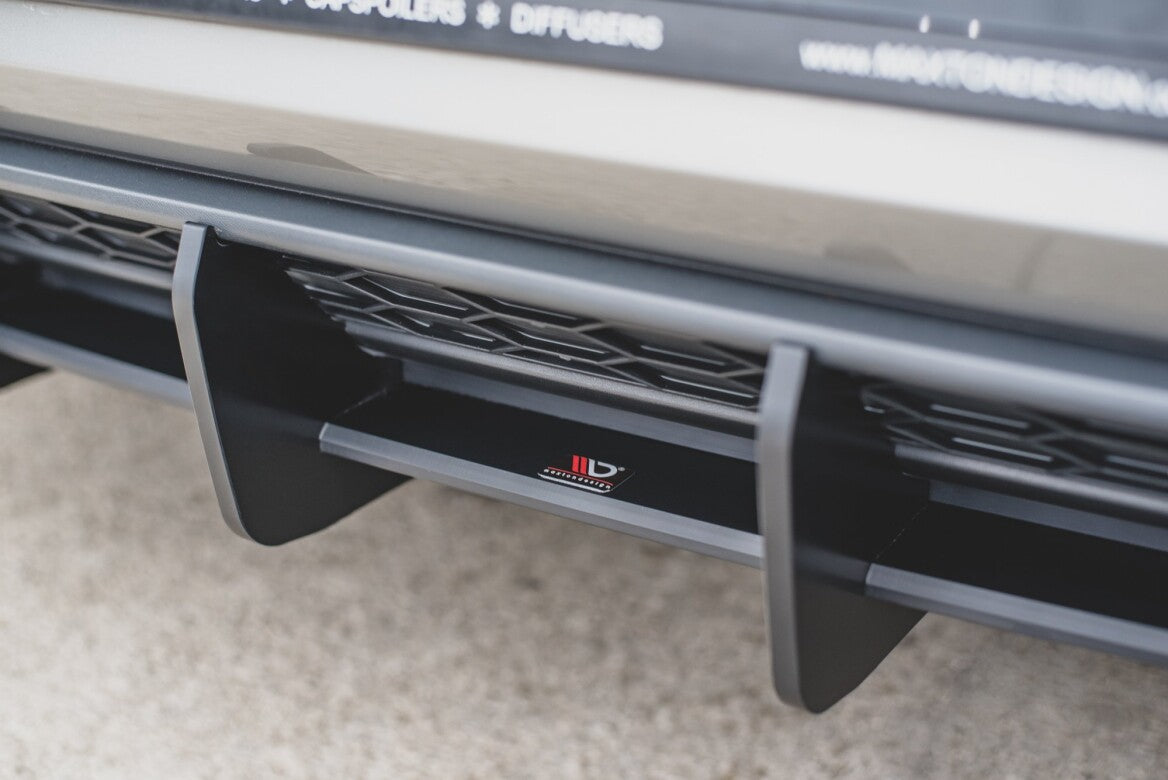 Street Pro Heckschürze V.1 für VW Golf 7 GTI Schwarz von Maxton Design