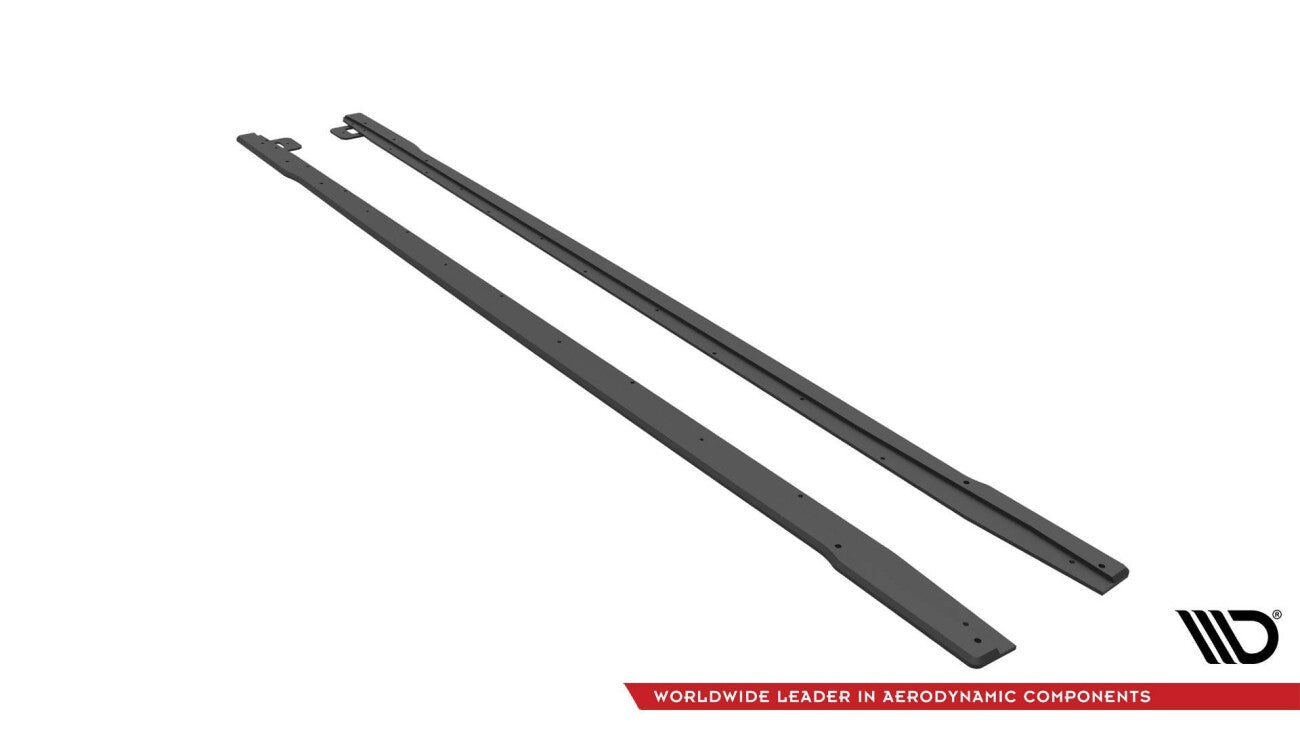 Street Pro Seitenschweller Ansatz Cup Leisten V.1 für Ford Mustang GT Mk6 Facelift