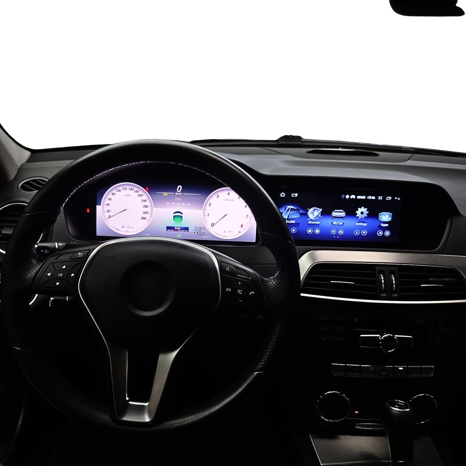 Digital speedometer for Mercedes W204 C-Class