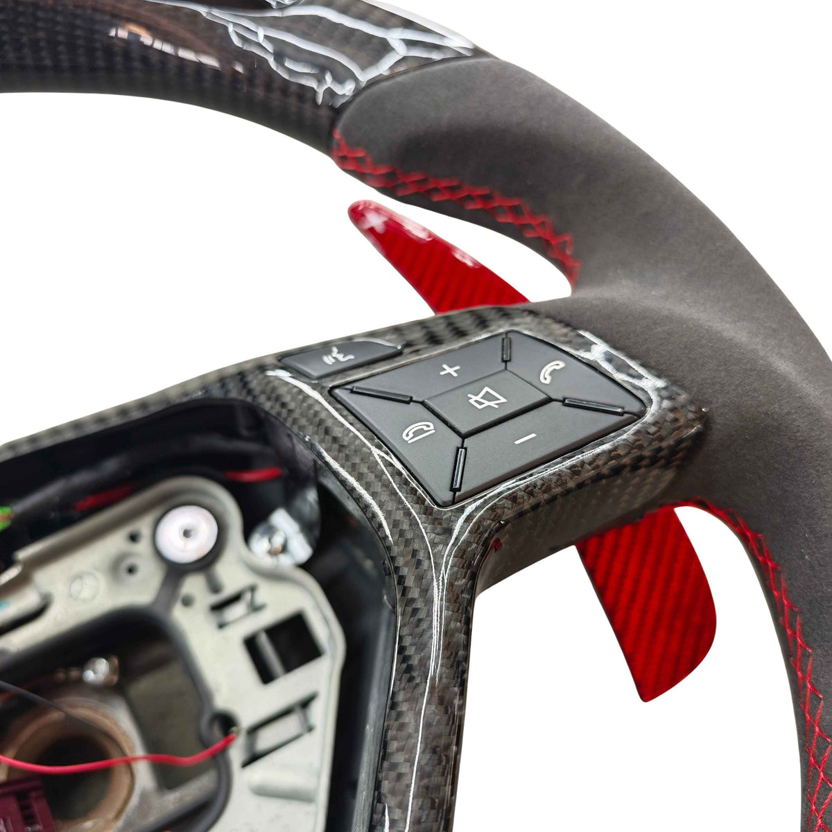 Carbon Lenkrad mit Schaltanzeige für Mercedes W204, W212, W207 – Ansicht 6