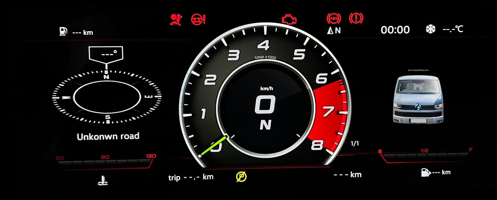 Digitaler Tacho für VW T5.1 Vorbestellung / Entwicklung