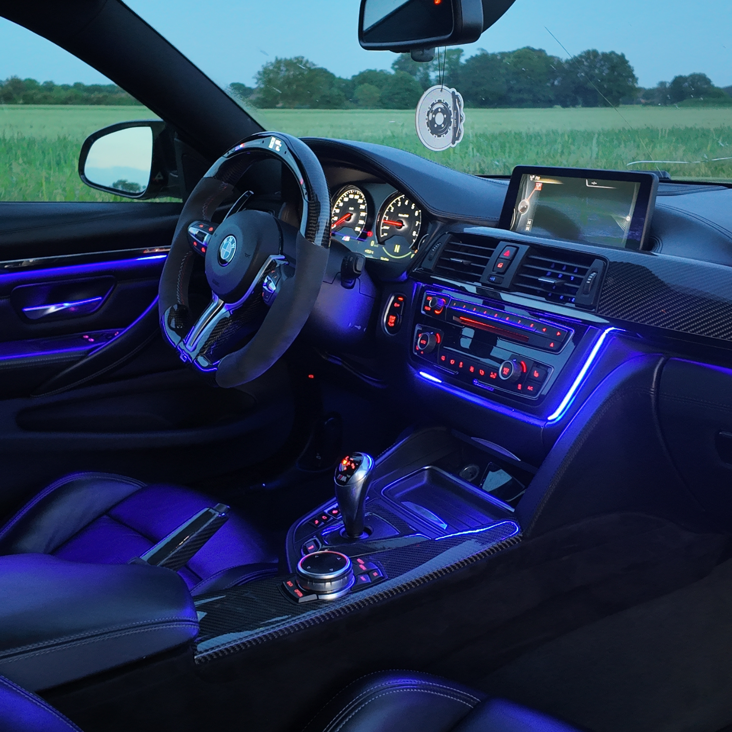 "Next Level" ambient lighting retrofit/installation for BMW F30