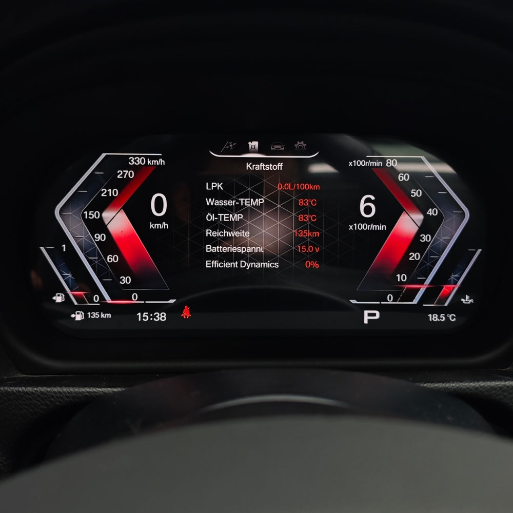 Digitaler Tacho für BMW 3er E90, E91, E92, E93