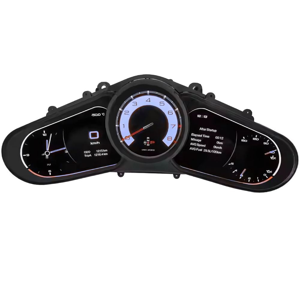 Digital LCD instrument cluster for Porsche Panamera with steering wheel control 2010-2015