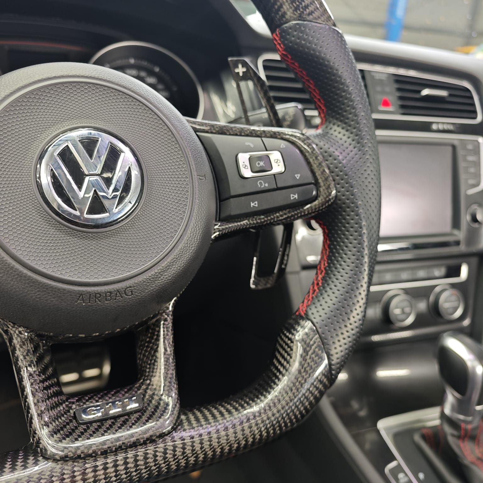 Carbon Lenkrad für Golf 7, GTI, R