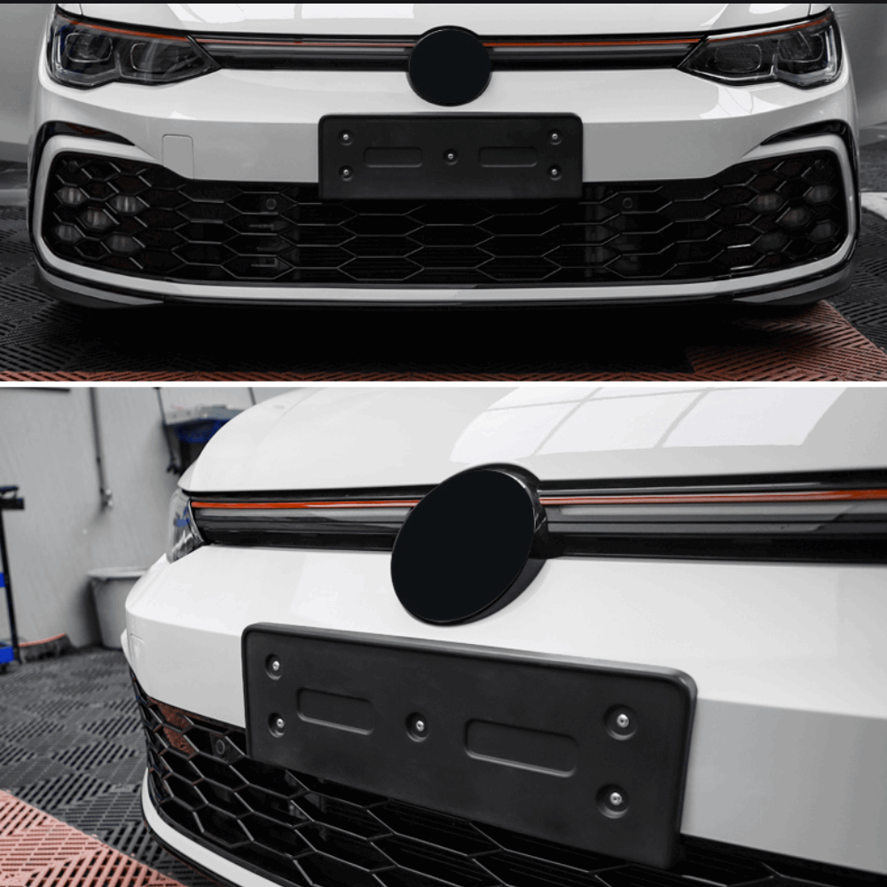 Kühlergrill Gitter Hochglanz Schwarz für Golf 8 GTi / Clubsport