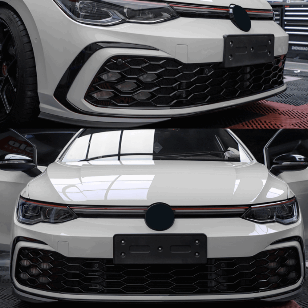 Kühlergrill Gitter Hochglanz Schwarz für Golf 8 GTi / Clubsport