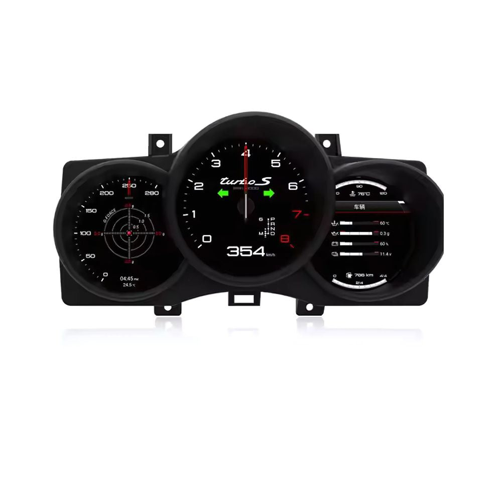 LCD digital instrument cluster for Porsche Macan, model 2014-2018