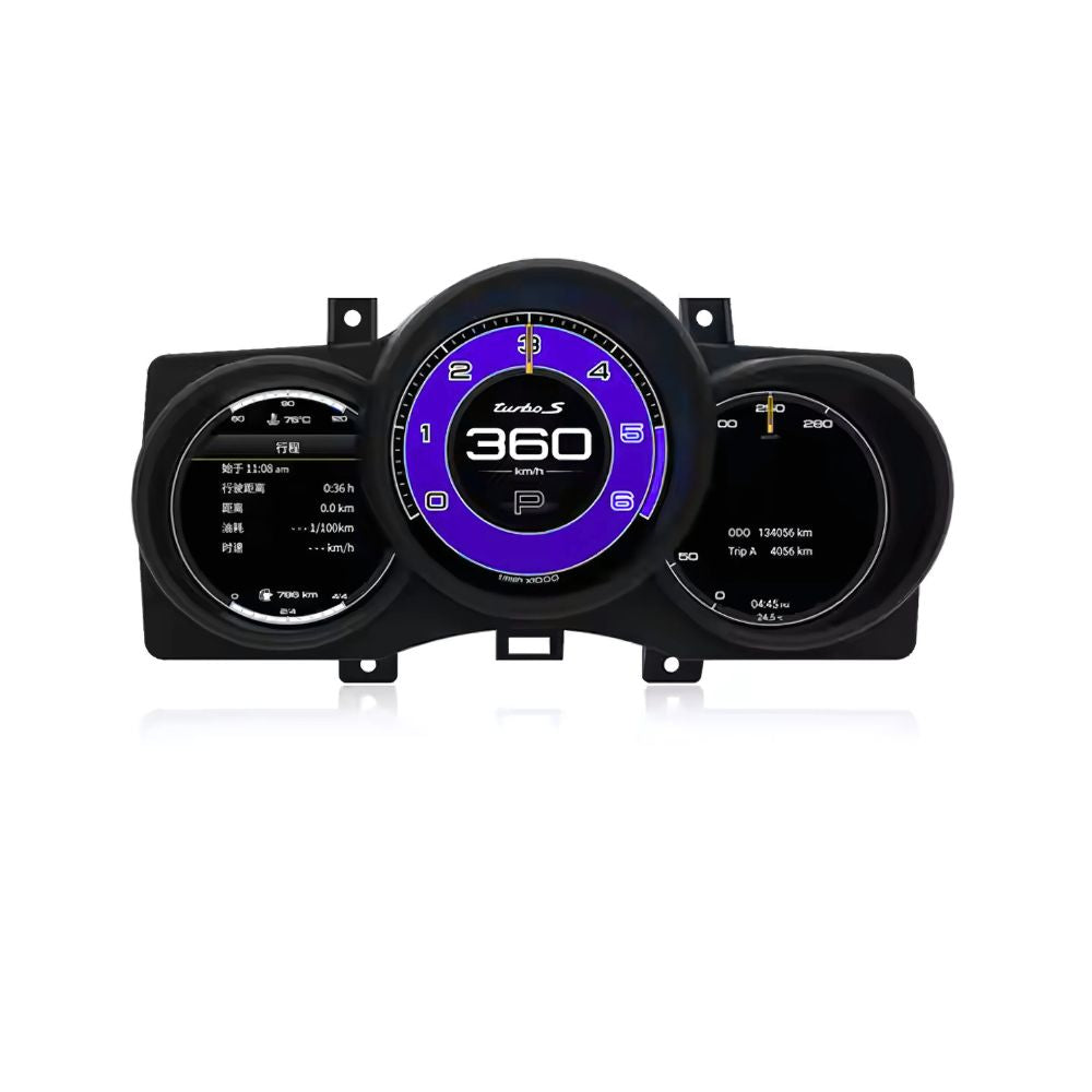 LCD digital instrument cluster for Porsche Macan, model 2014-2018