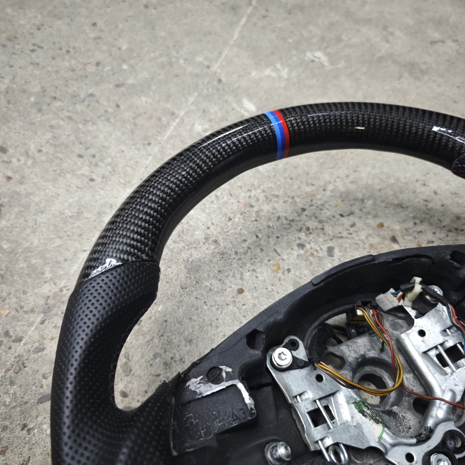Volante de carbono con indicador de cambio de marcha para BMW Serie 3 E46, E36