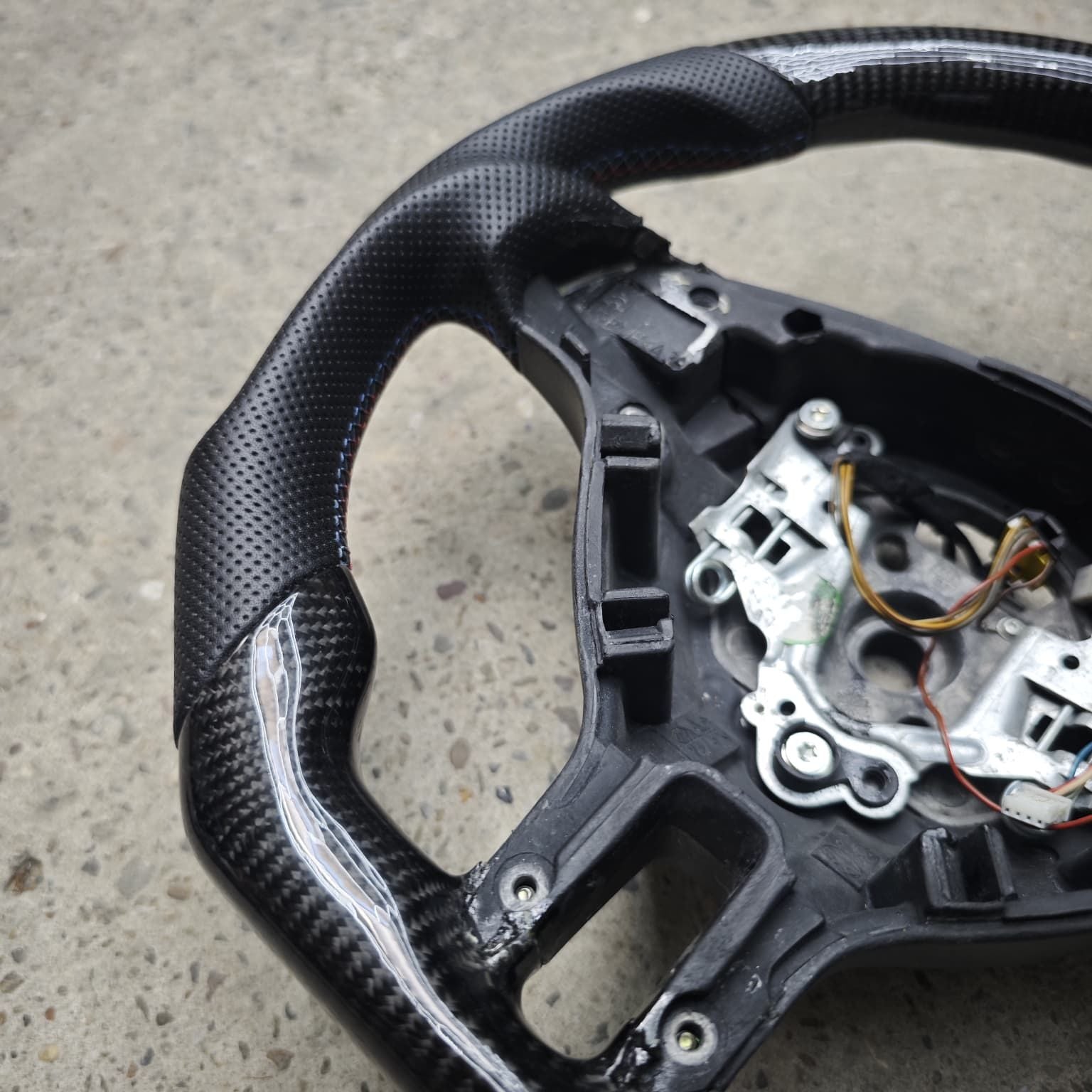 Volante de carbono con indicador de cambio de marcha para BMW Serie 3 E46, E36