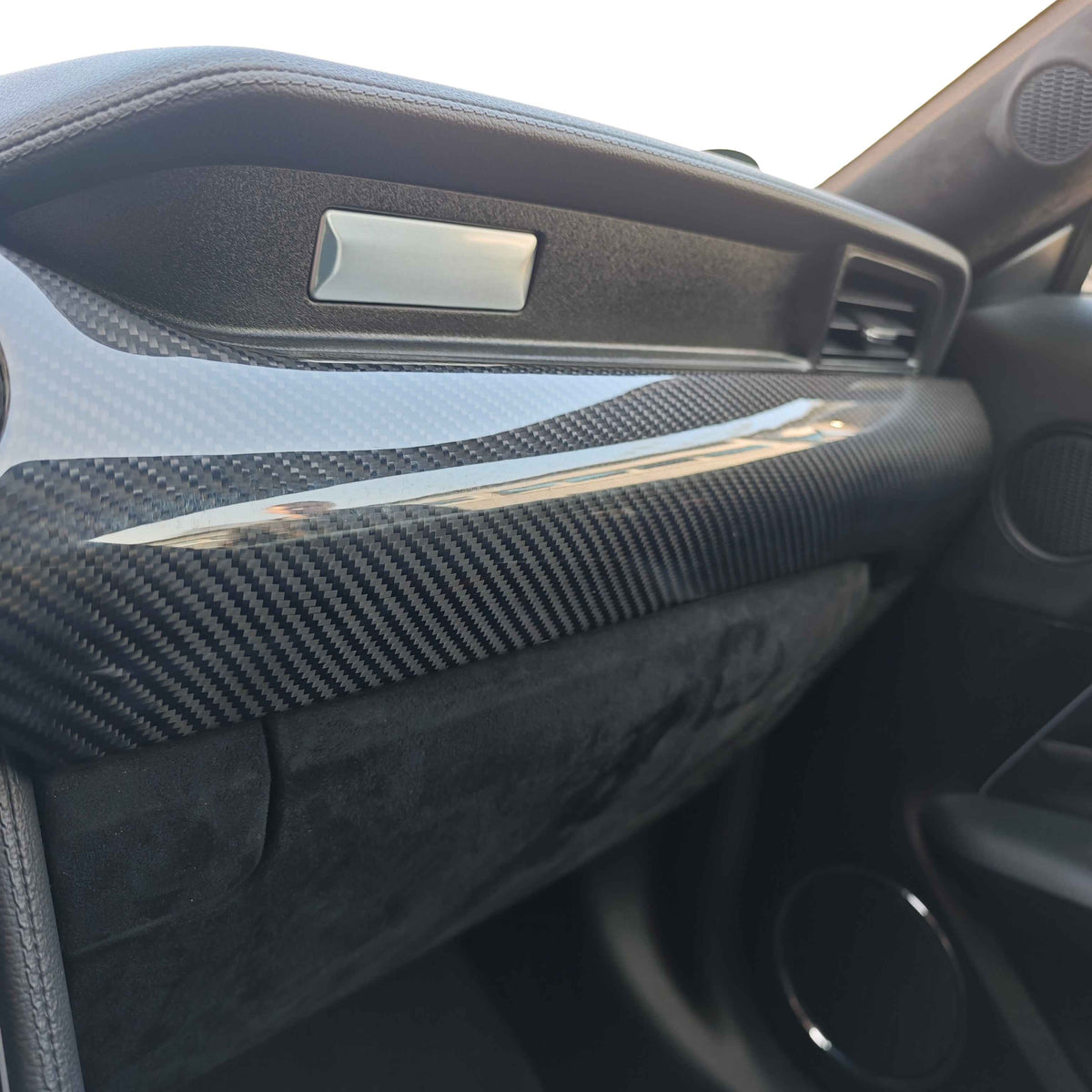 Carbon Armaturenbrett Abdeckung für Ford Mustang