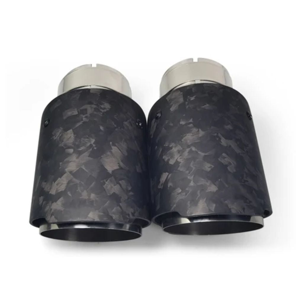 Forged carbon exhaust covers up to 127mm