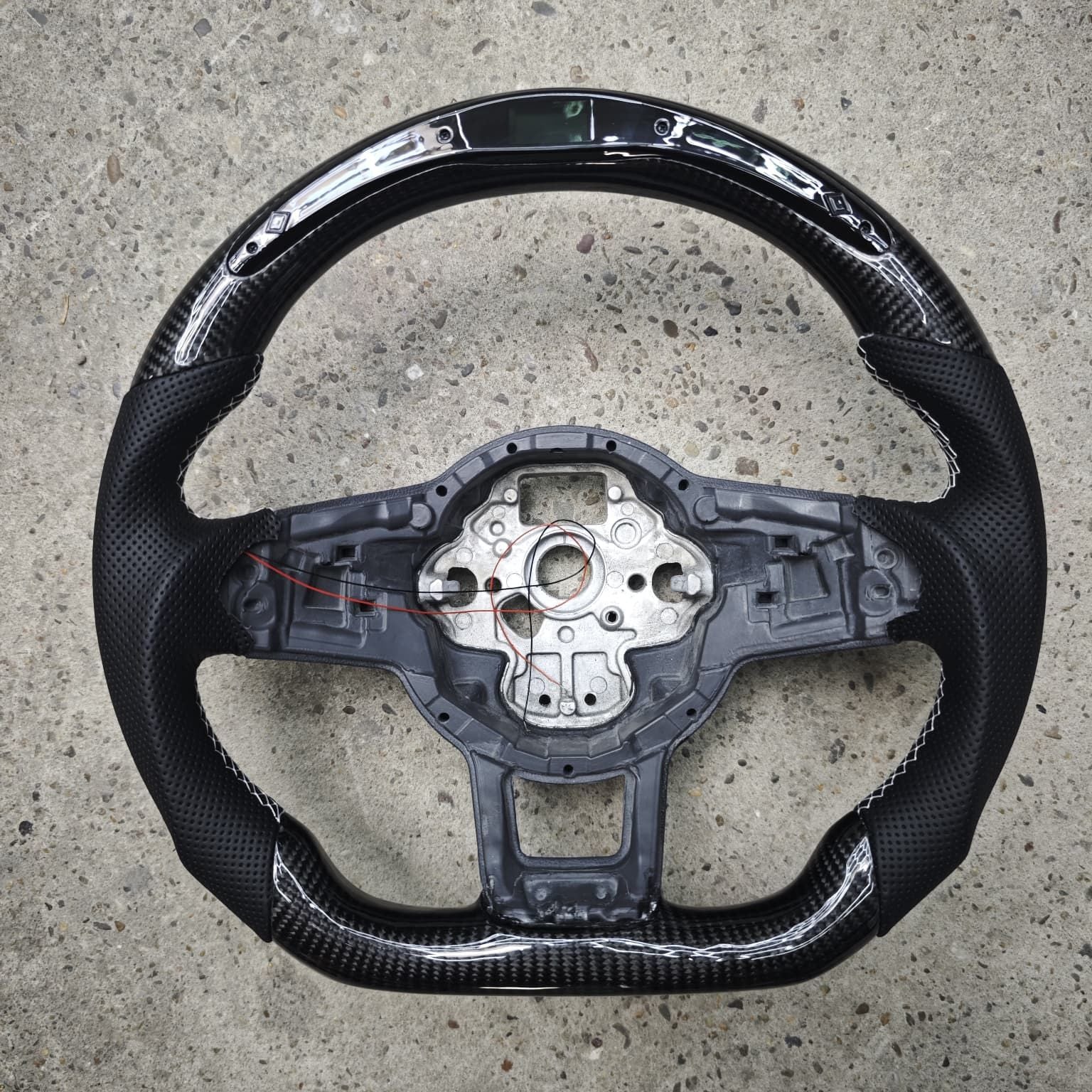 Carbon steering wheel with gearshift indicator for Golf 7 VII, GTI, R (2013-2020)