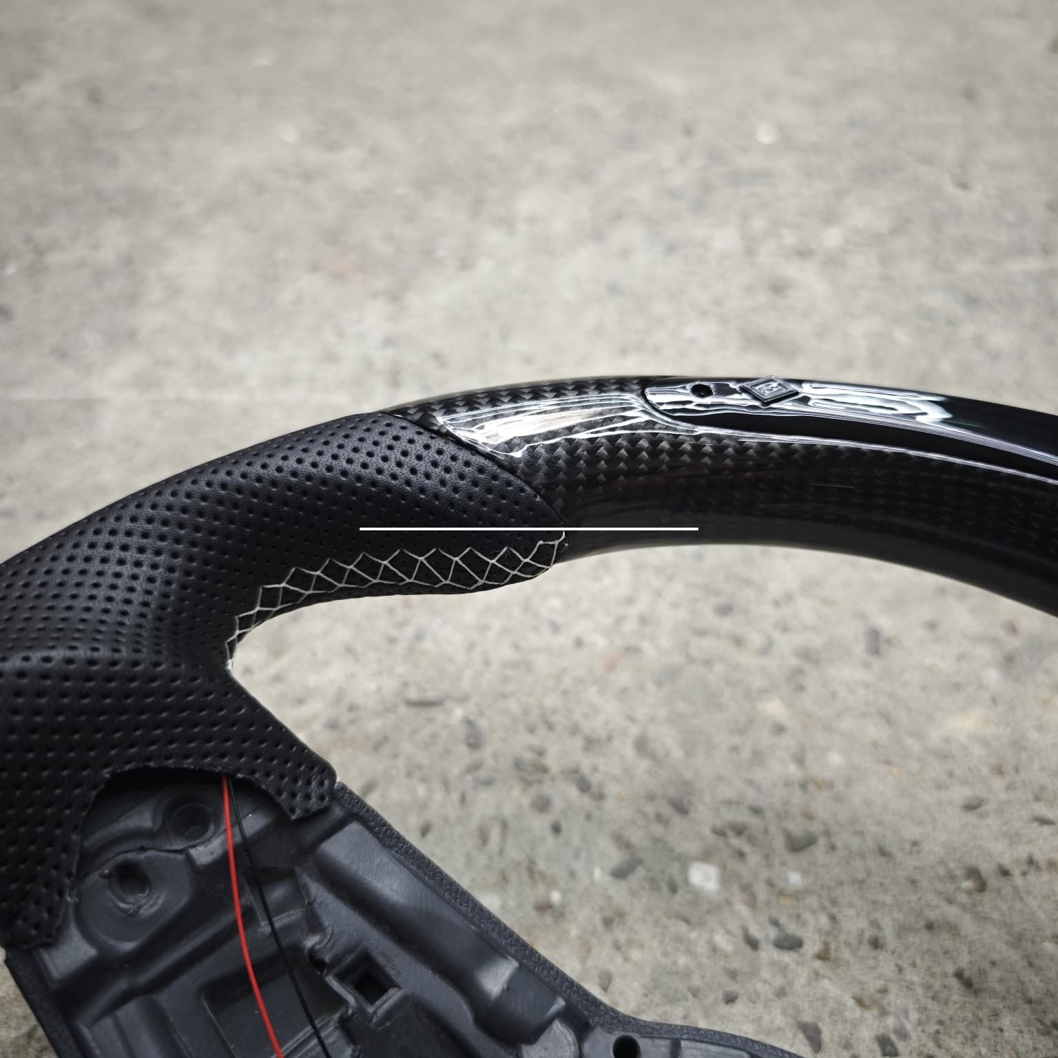 Carbon steering wheel with gearshift indicator for Golf 7 VII, GTI, R (2013-2020)
