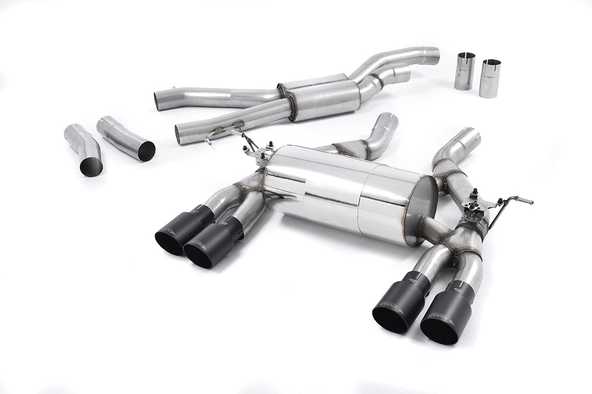 Milltek Sport exhaust system from cat for BMW 4 Series F82/83 M4 Coupe/Cabrio M4 Competition &amp; M4 CS Coupé (with OPF)